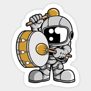 Astronaut Marching Band Sticker